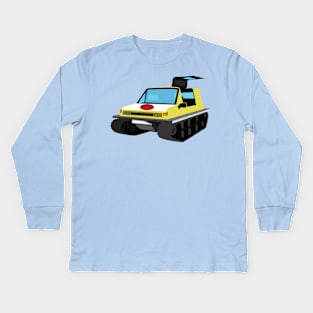 Snowmobile Kids Long Sleeve T-Shirt